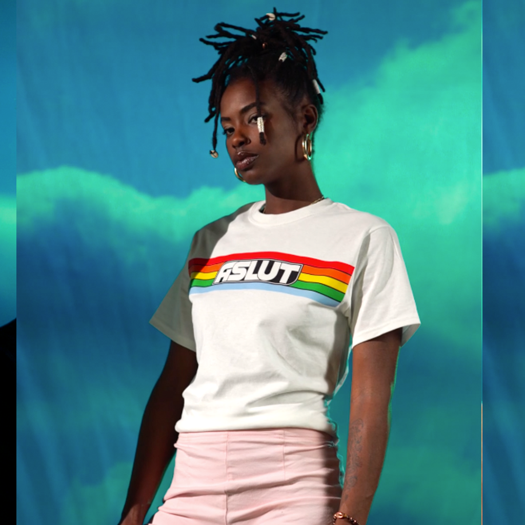 ASLUT Rainbow Tee